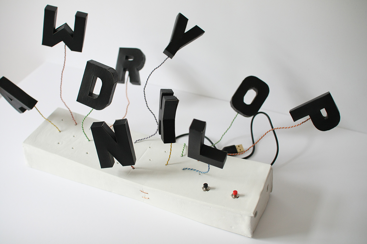 in the bird's-eye view two additional buttons come into focus on the body of the keyboard